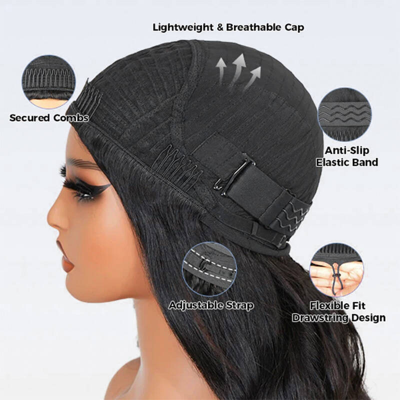 Inaya — Demi-perruque Butterfly Cut - 18"